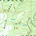 United States Geological Survey Mule Deer Ridge, OR (1992, 24000-Scale) digital map