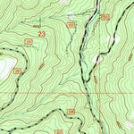 United States Geological Survey Mule Deer Ridge, OR (1992, 24000-Scale) digital map
