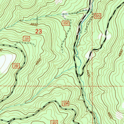 United States Geological Survey Mule Deer Ridge, OR (1992, 24000-Scale) digital map