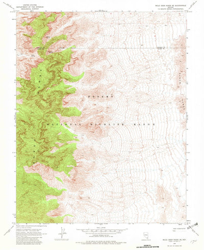 United States Geological Survey Mule Deer Ridge SE, NV (1969, 24000-Scale) digital map