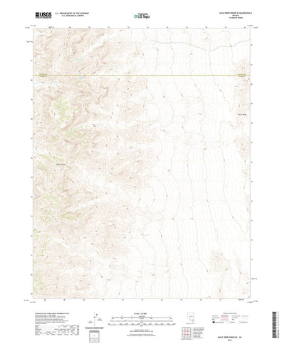 United States Geological Survey Mule Deer Ridge SE, NV (2021, 24000-Scale) digital map