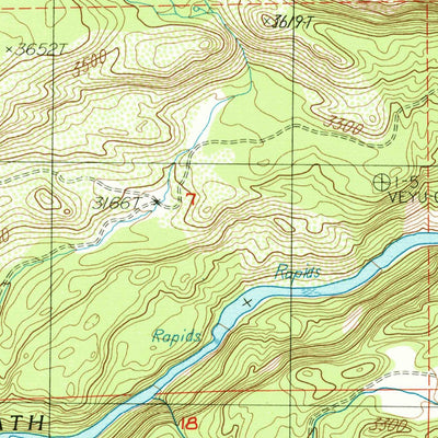 United States Geological Survey Mule Hill, OR-CA (1985, 24000-Scale) digital map