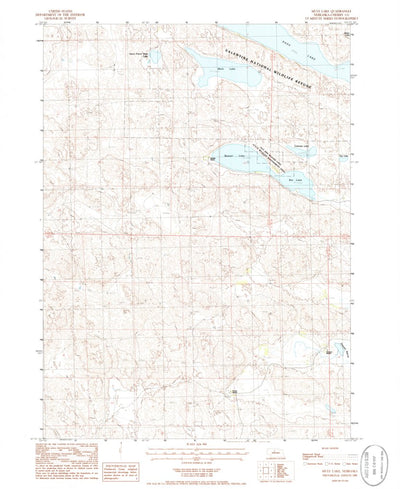 United States Geological Survey Mule Lake, NE (1985, 24000-Scale) digital map