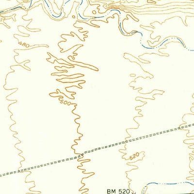 United States Geological Survey Mule Wash, AZ-CA (1952, 24000-Scale) digital map
