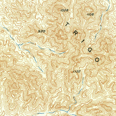 United States Geological Survey Mule Wash, AZ-CA (1952, 24000-Scale) digital map
