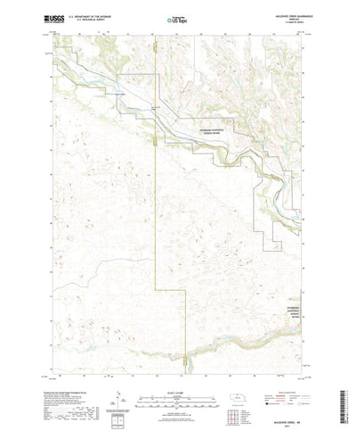 United States Geological Survey Muleshoe Creek, NE (2021, 24000-Scale) digital map