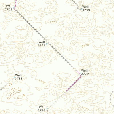 United States Geological Survey Muleshoe NE, TX (1962, 24000-Scale) digital map