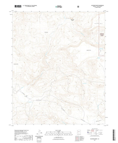 United States Geological Survey Muleshoe Ranch, AZ (2021, 24000-Scale) digital map
