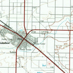 United States Geological Survey Muleshoe, TX (1985, 100000-Scale) digital map