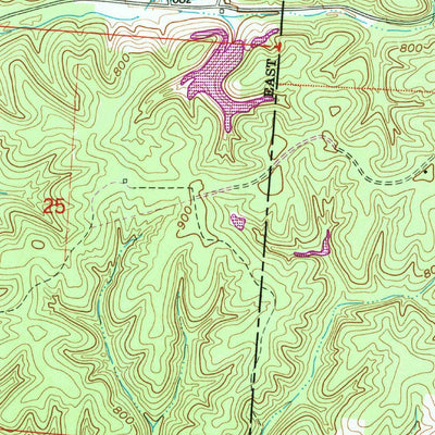 United States Geological Survey Mulga, OH (1961, 24000-Scale) digital map