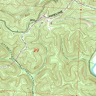 United States Geological Survey Mulga, OH (1961, 24000-Scale) digital map