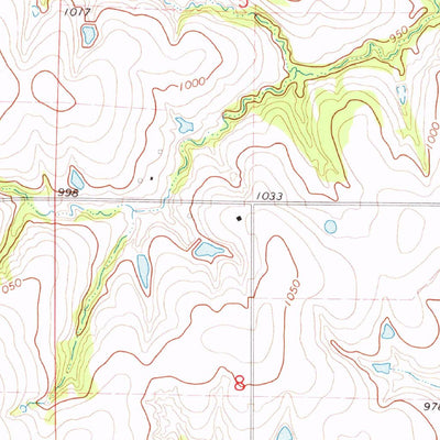 United States Geological Survey Mulhall, OK (1974, 24000-Scale) digital map