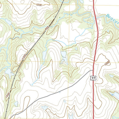 United States Geological Survey Mulhall, OK (2022, 24000-Scale) digital map