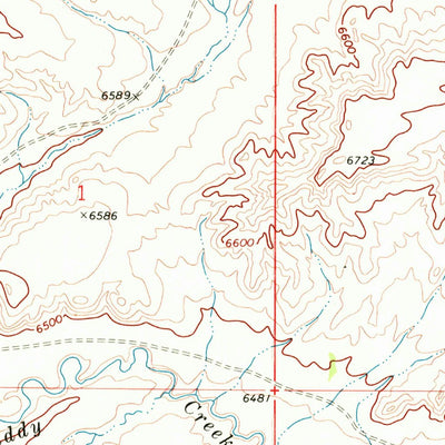 United States Geological Survey Mulkay Spring, WY (1969, 24000-Scale) digital map