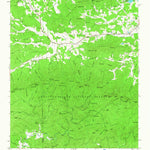 United States Geological Survey Mulky Gap, GA (1965, 24000-Scale) digital map