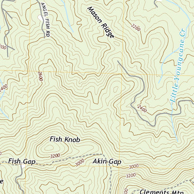 United States Geological Survey Mulky Gap, GA (2020, 24000-Scale) digital map