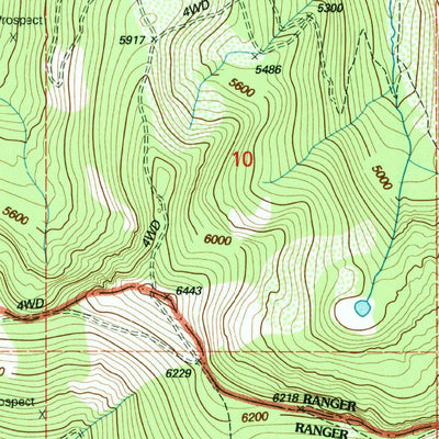 United States Geological Survey Mullan, ID-MT (1995, 24000-Scale) digital map