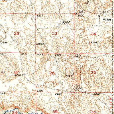 United States Geological Survey Mullen, NE (1948, 62500-Scale) digital map