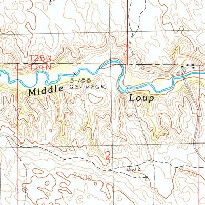 United States Geological Survey Mullen, NE (1988, 24000-Scale) digital map