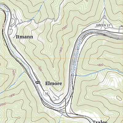 United States Geological Survey Mullens, WV (2023, 24000-Scale) digital map