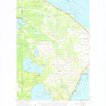 United States Geological Survey Mullett Lake, MI (1957, 62500-Scale) digital map