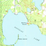 United States Geological Survey Mullett Lake, MI (1957, 62500-Scale) digital map