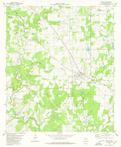 United States Geological Survey Mullin, TX (1980, 24000-Scale) digital map