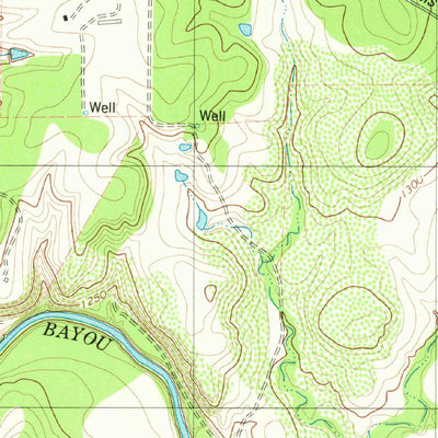 United States Geological Survey Mullin, TX (1980, 24000-Scale) digital map