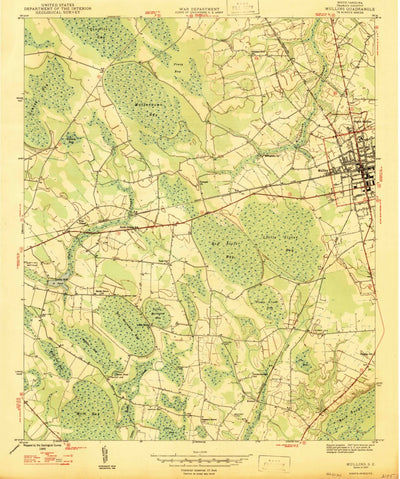 United States Geological Survey Mullins, SC (1947, 24000-Scale) digital map