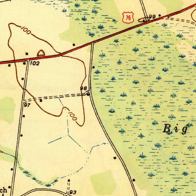 United States Geological Survey Mullins, SC (1947, 24000-Scale) digital map