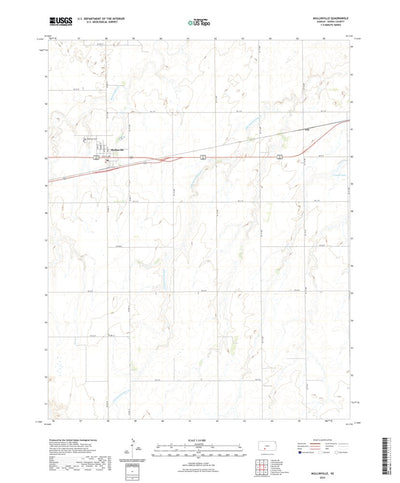United States Geological Survey Mullinville, KS (2022, 24000-Scale) digital map