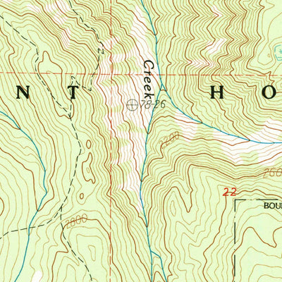 United States Geological Survey Multnomah Falls, OR-WA (1986, 24000-Scale) digital map