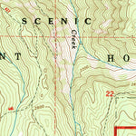 United States Geological Survey Multnomah Falls, OR-WA (1994, 24000-Scale) digital map