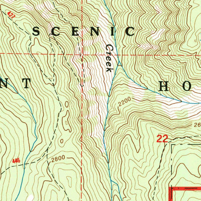 United States Geological Survey Multnomah Falls, OR-WA (1994, 24000-Scale) digital map