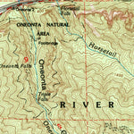 United States Geological Survey Multnomah Falls, OR-WA (1994, 24000-Scale) digital map