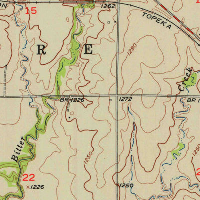 United States Geological Survey Mulvane, KS (1955, 24000-Scale) digital map