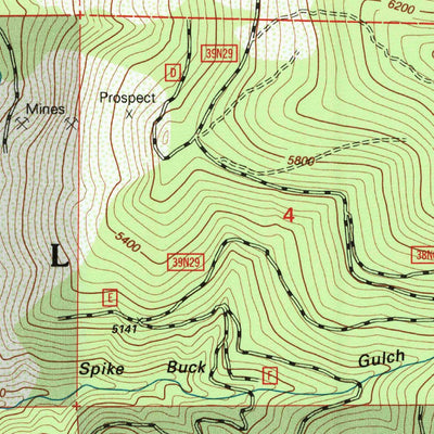 United States Geological Survey Mumbo Basin, CA (1998, 24000-Scale) digital map