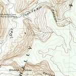 United States Geological Survey Mummy Cave Ruins, AZ (1982, 24000-Scale) digital map