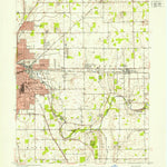 United States Geological Survey Muncie East, IN (1952, 24000-Scale) digital map