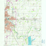 United States Geological Survey Muncie East, IN (1969, 24000-Scale) digital map