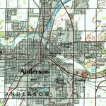 United States Geological Survey Muncie, IN (1986, 100000-Scale) digital map