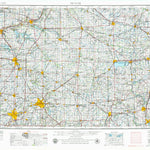 United States Geological Survey Muncie, IN-OH (1953, 250000-Scale) digital map