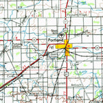 United States Geological Survey Muncie, IN-OH (1953, 250000-Scale) digital map