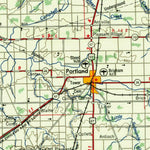 United States Geological Survey Muncie, IN-OH (1956, 250000-Scale) digital map