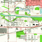 United States Geological Survey Muncie West, IN (1962, 24000-Scale) digital map