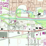 United States Geological Survey Muncie West, IN (1969, 24000-Scale) digital map