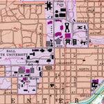 United States Geological Survey Muncie West, IN (1992, 24000-Scale) digital map