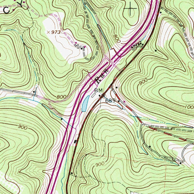 United States Geological Survey Muncy, PA (1965, 24000-Scale) digital map