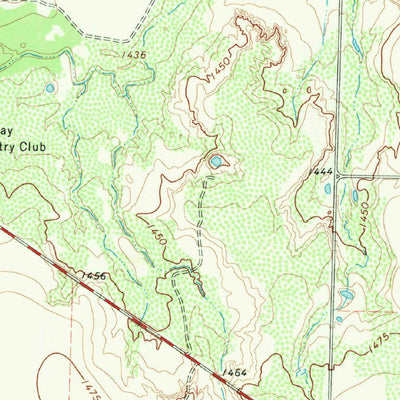 United States Geological Survey Munday East, TX (1968, 24000-Scale) digital map