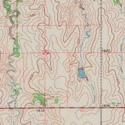 United States Geological Survey Munden, KS (1968, 24000-Scale) digital map